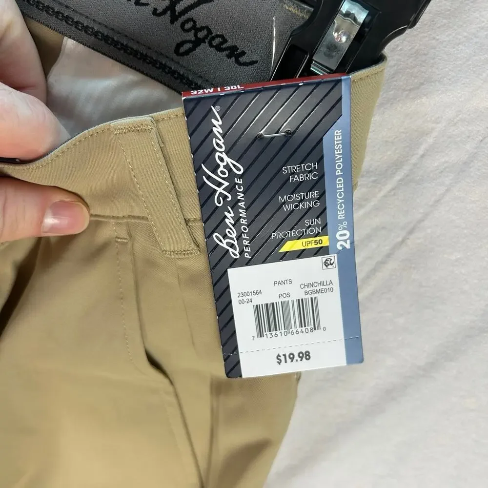 Ben Hogan Performance Men's Pants Size 32x30 Chinchilla